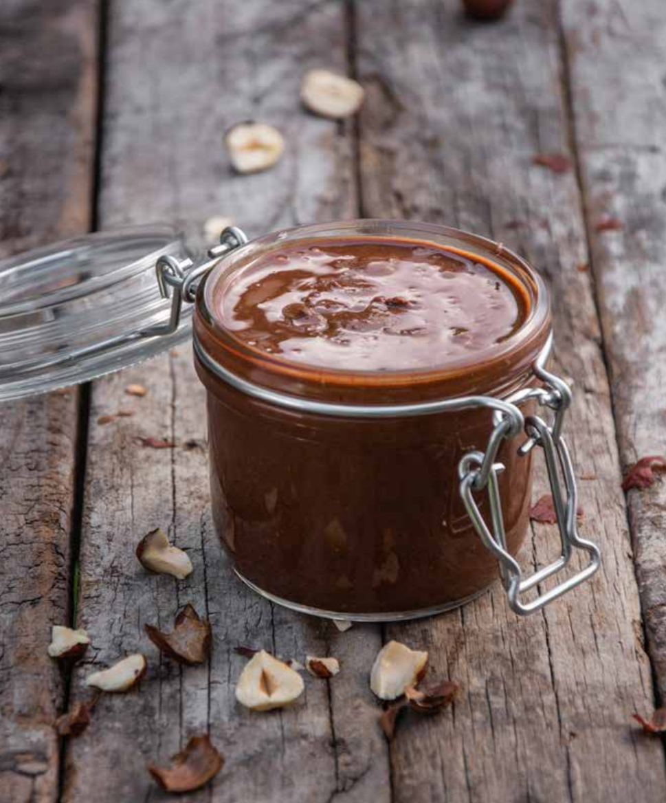 MANTEQUILLA DE AVELLANAS Y CHOCOLATE