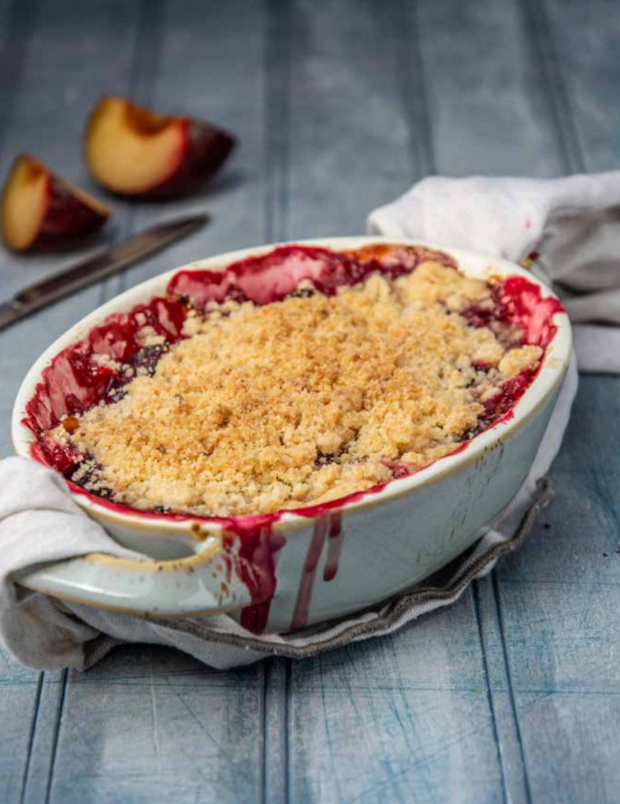 CRUMBLE DE CIRUELAS